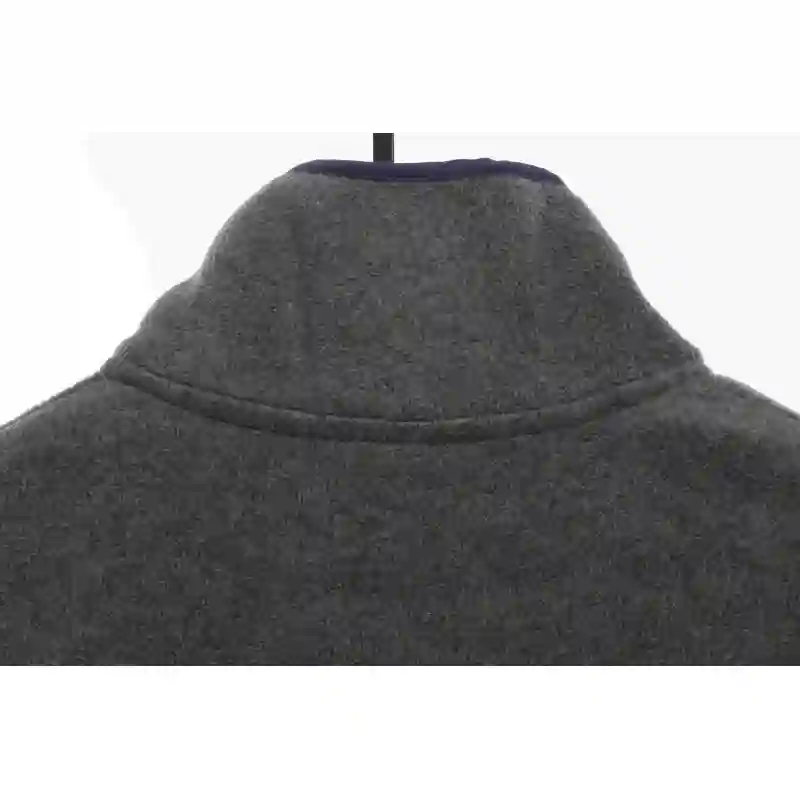 Patagonia Contrast Color Pocket Fleece Grey Purple