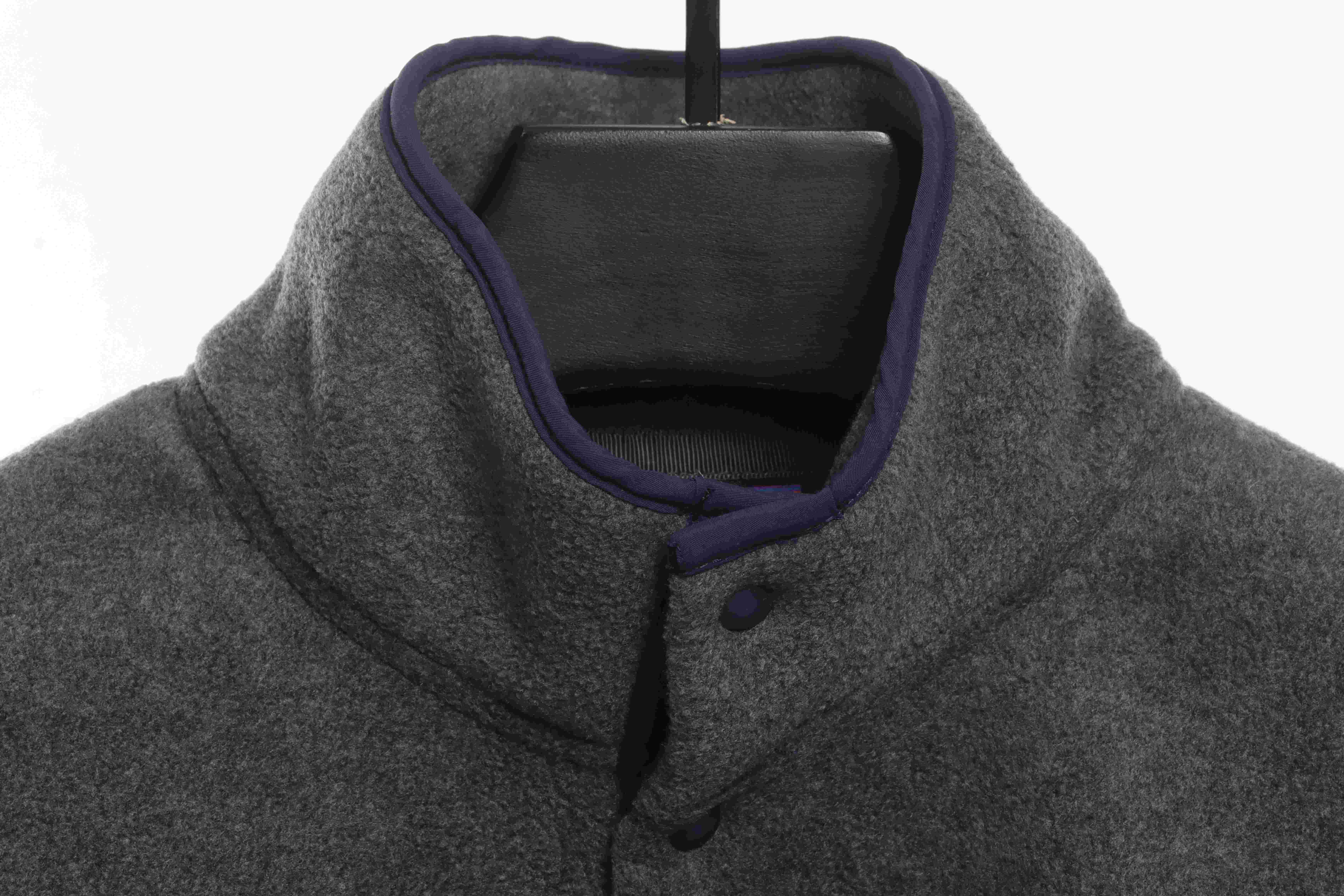 Patagonia Contrast Color Pocket Fleece Grey Purple