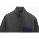 Patagonia Contrast Color Pocket Fleece Grey Purple