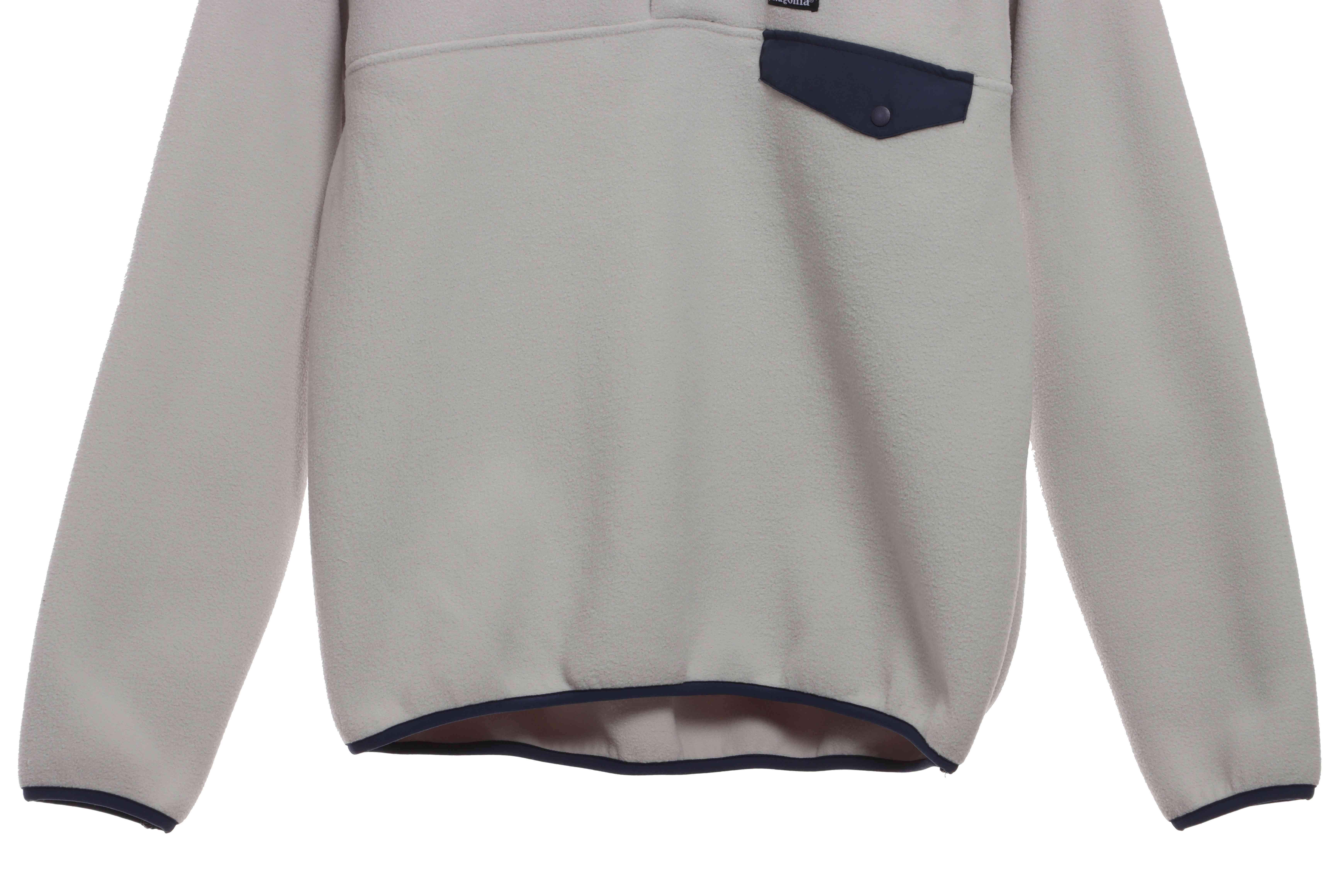 Patagonia Contrast Color Pocket Fleece White