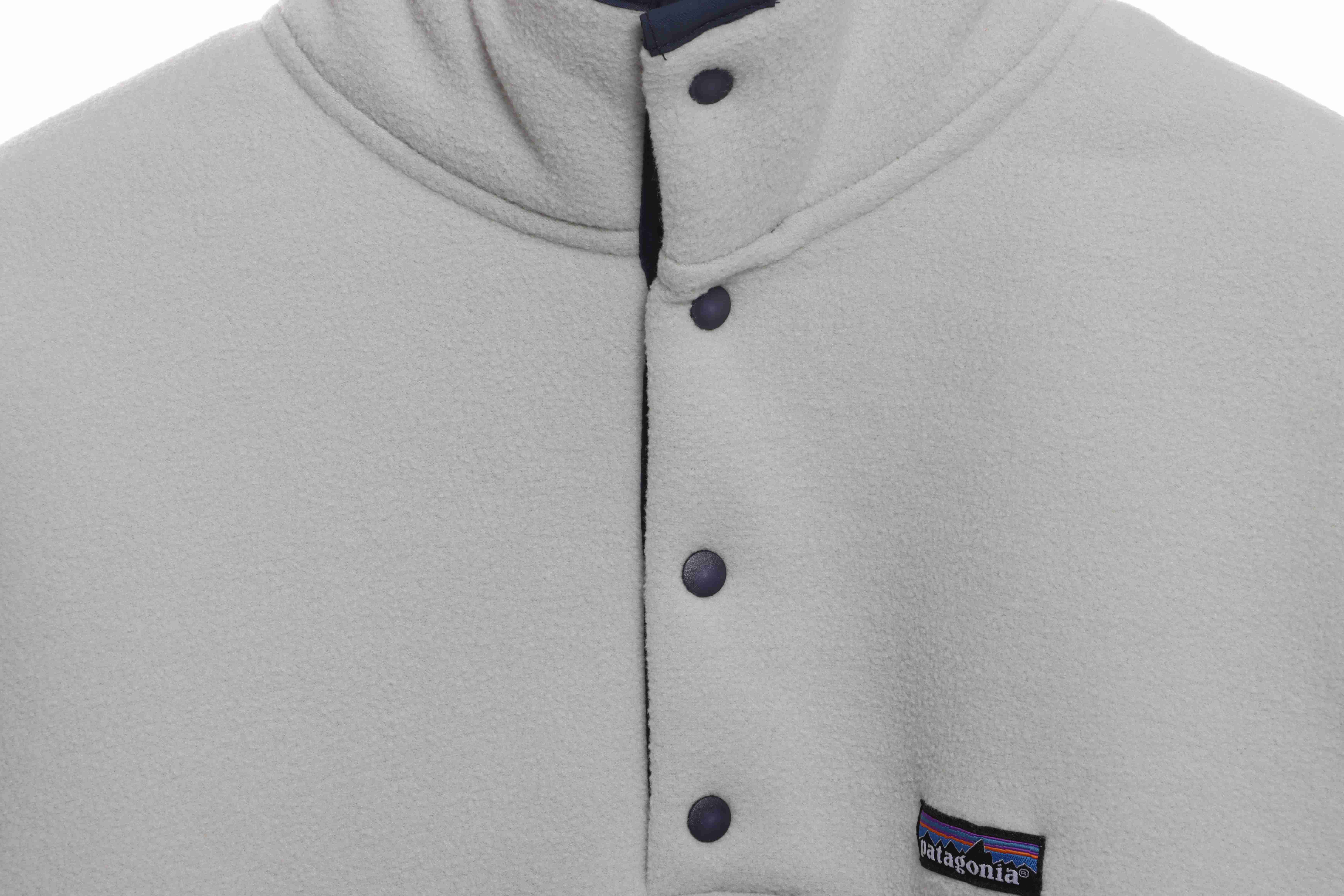 Patagonia Contrast Color Pocket Fleece White