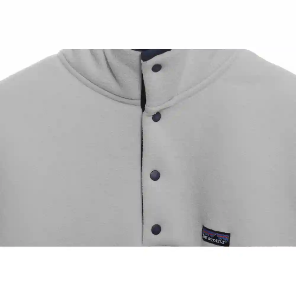 Patagonia Contrast Color Pocket Fleece White