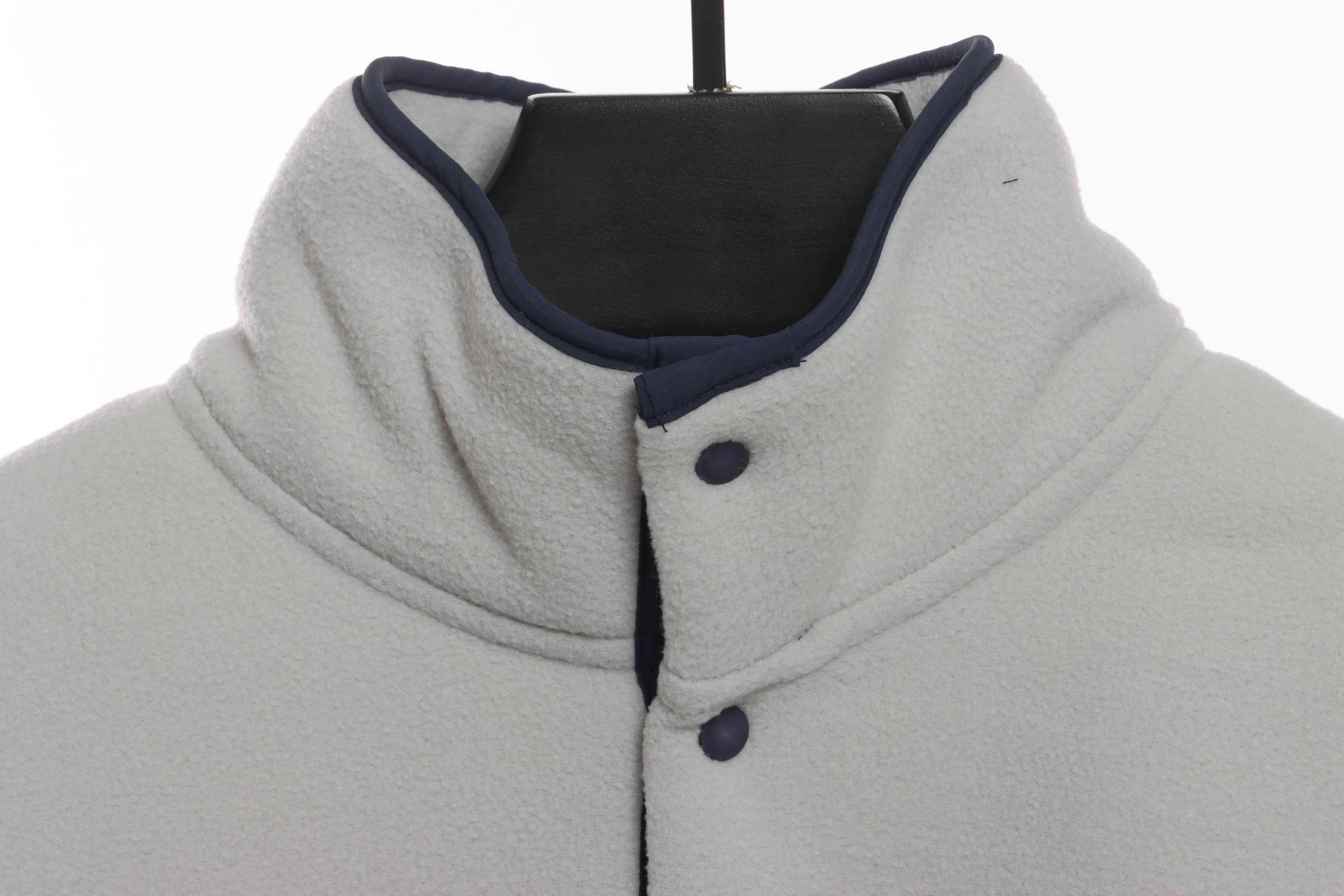 Patagonia Contrast Color Pocket Fleece White