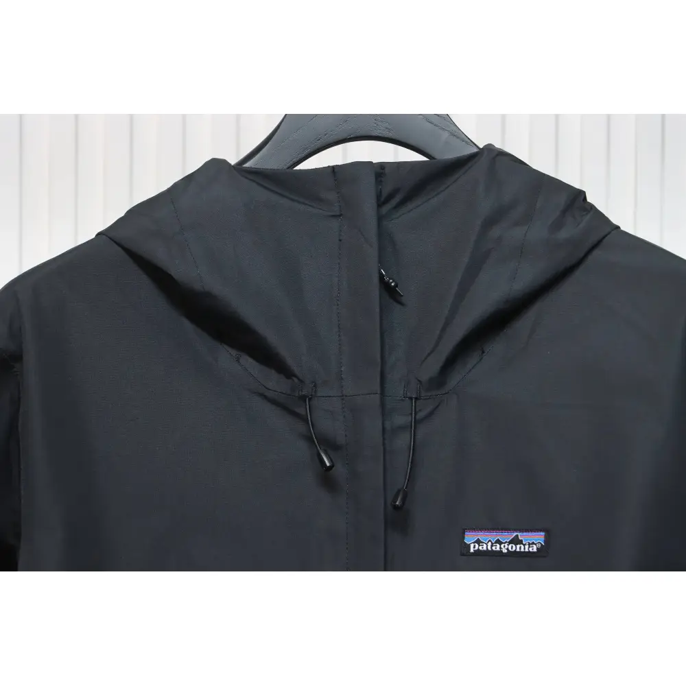 Patagonia Basics Logo Jacket Zip-Up Jacket Black