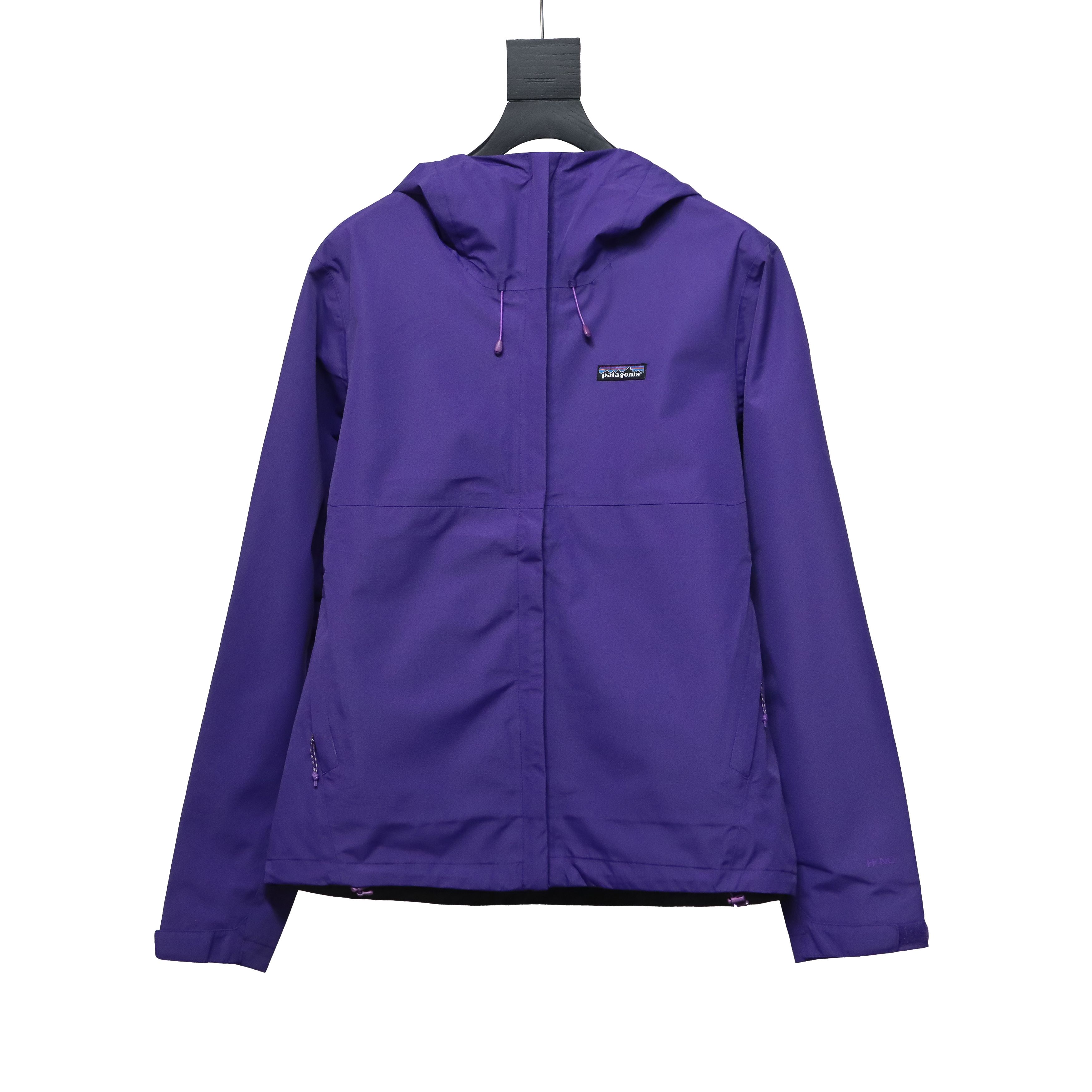 Patagonia Basics Logo Jacket Zip-Up Jacket Purple
