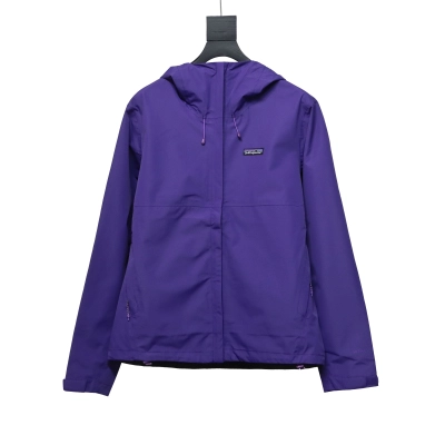 Patagonia Basics Logo Jacket Zip-Up Jacket Purple 01