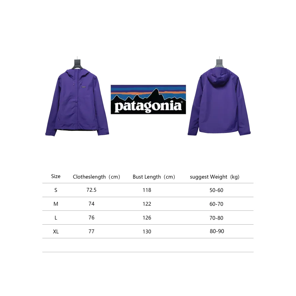 Patagonia Basics Logo Jacket Zip-Up Jacket Purple