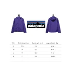 Patagonia Basics Logo Jacket Zip-Up Jacket Purple