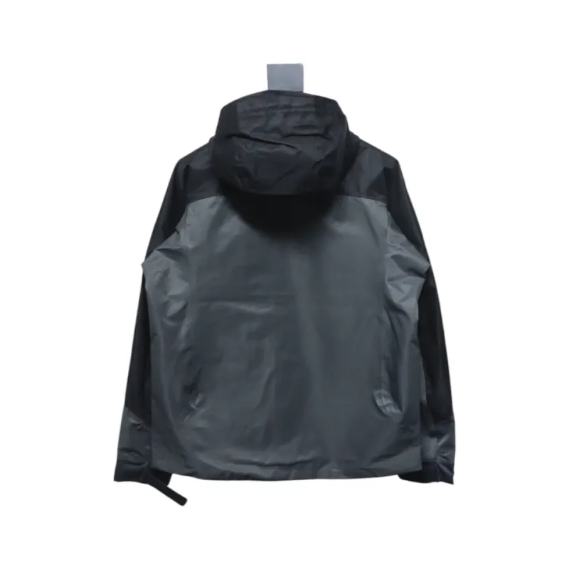 Patagonia Shark Mountain Logo Fully Rubberized Jacket Black