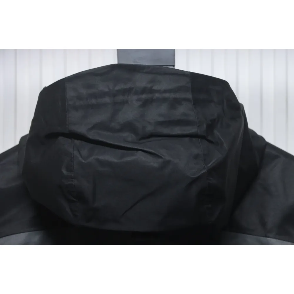 Patagonia Shark Mountain Logo Fully Rubberized Jacket Black