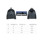 Patagonia Shark Mountain Logo Fully Rubberized Jacket Black