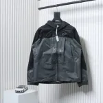 Patagonia Shark Mountain Logo Fully Rubberized Jacket Black