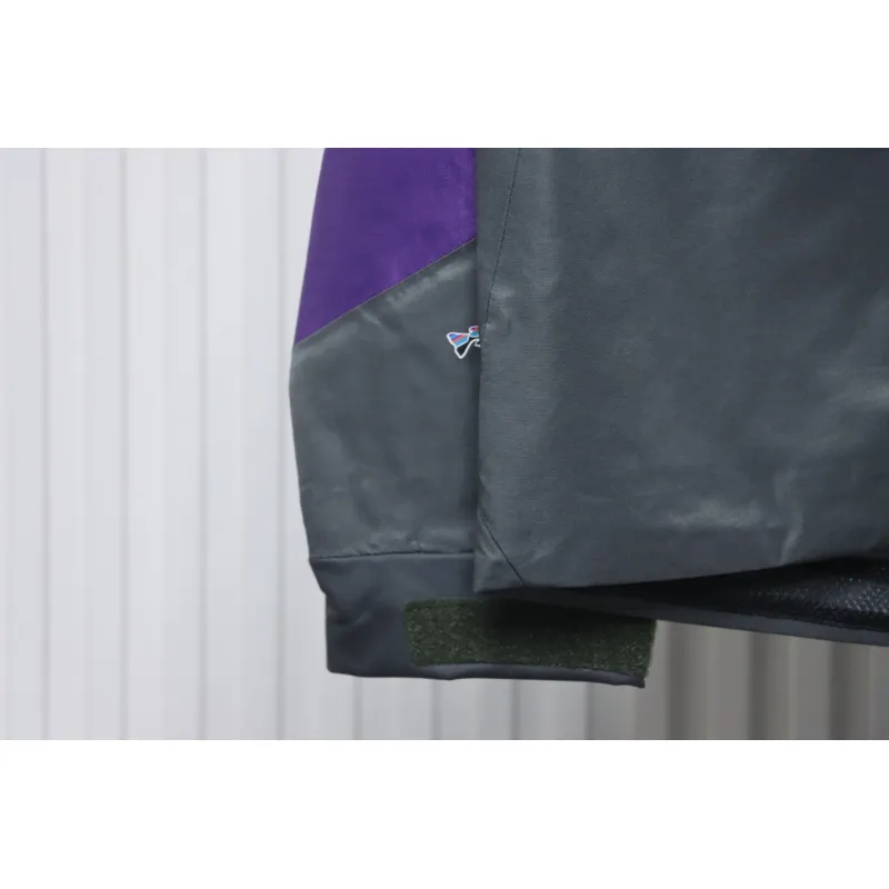 Patagonia Shark Mountain Logo Fully Rubberized Jacket Purple