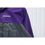 Patagonia Shark Mountain Logo Fully Rubberized Jacket Purple
