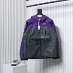 Patagonia Shark Mountain Logo Fully Rubberized Jacket Purple