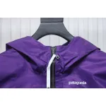 Patagonia Shark Mountain Logo Fully Rubberized Jacket Purple
