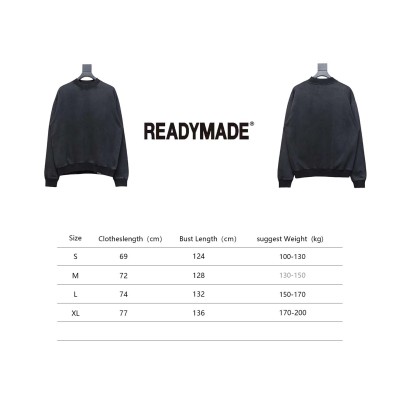 Represent 24FW Basic Washed Distressed Crew Neck Hoodie 02