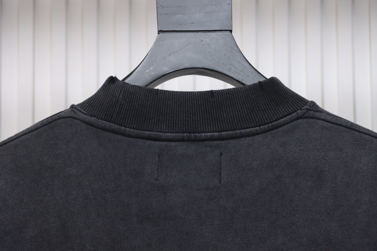 Represent 24FW Basic Washed Distressed Crew Neck Hoodie