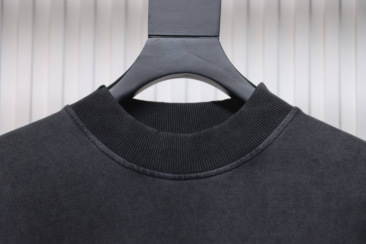 Represent 24FW Basic Washed Distressed Crew Neck Hoodie