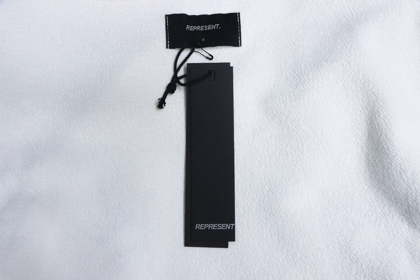 Represent 24FW Floral Hooded Hoodie White