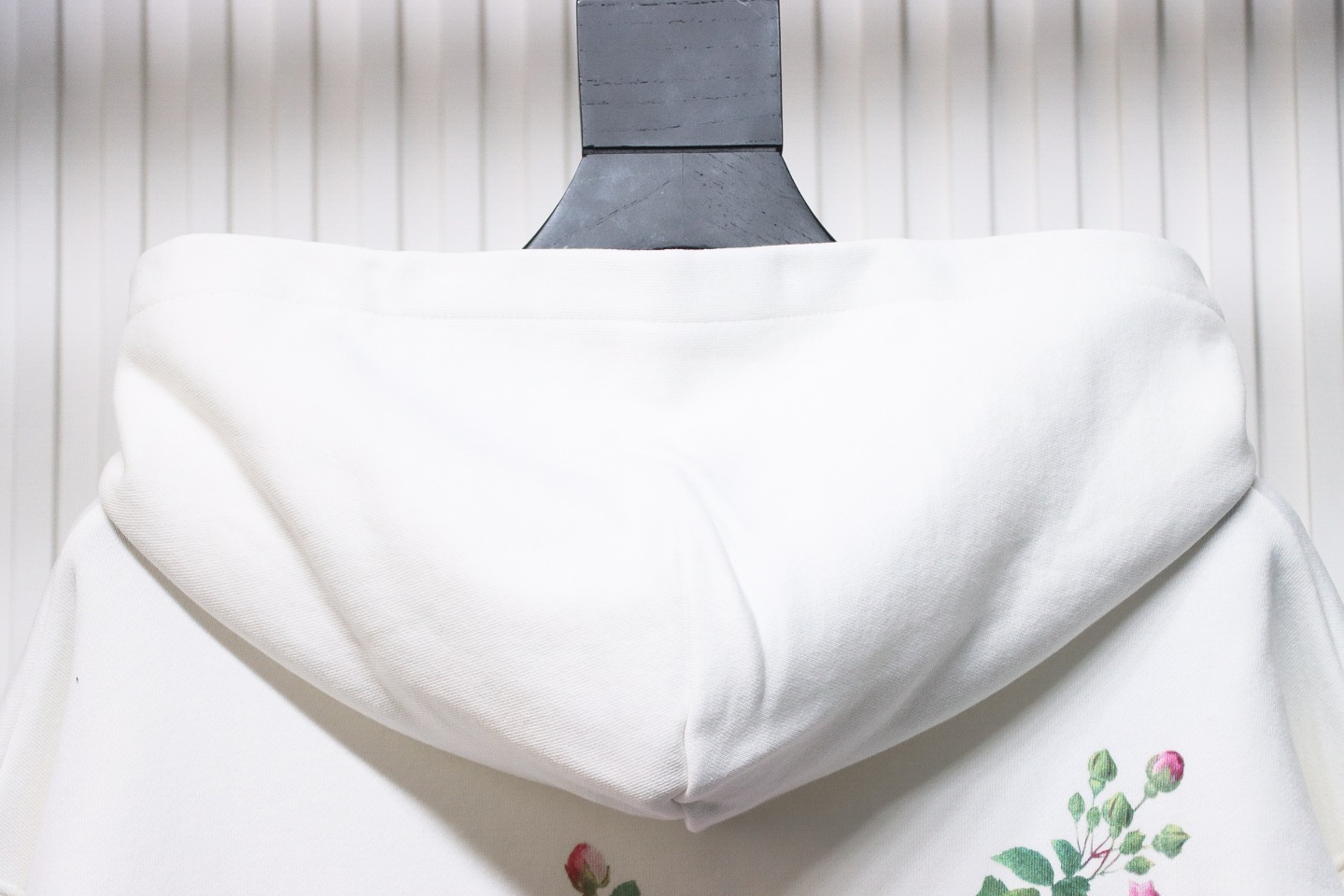 Represent 24FW Floral Hooded Hoodie White