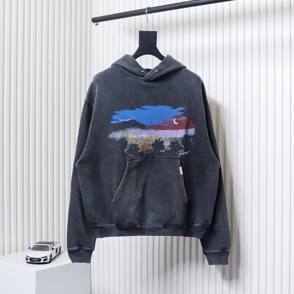 Represent 24FW Night View Hooded Hoodie