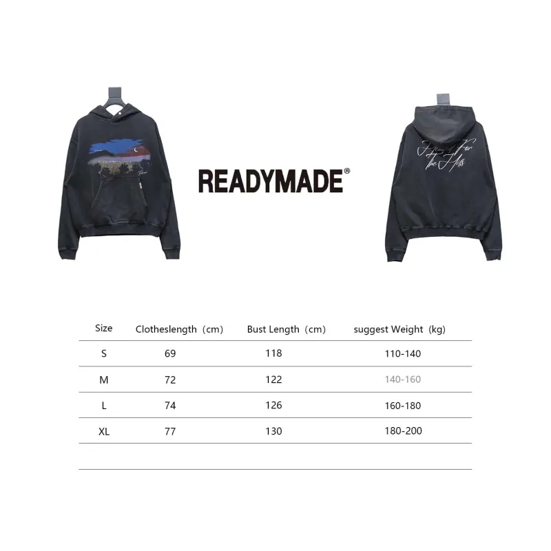 Represent 24FW Night View Hooded Hoodie