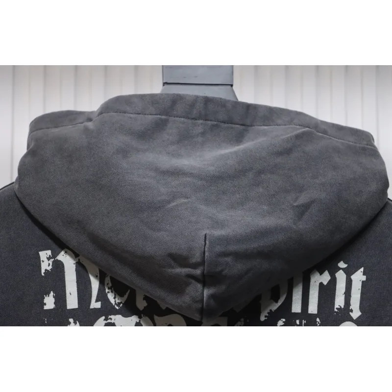 Represent 24FW Washed Lettering Hoodie