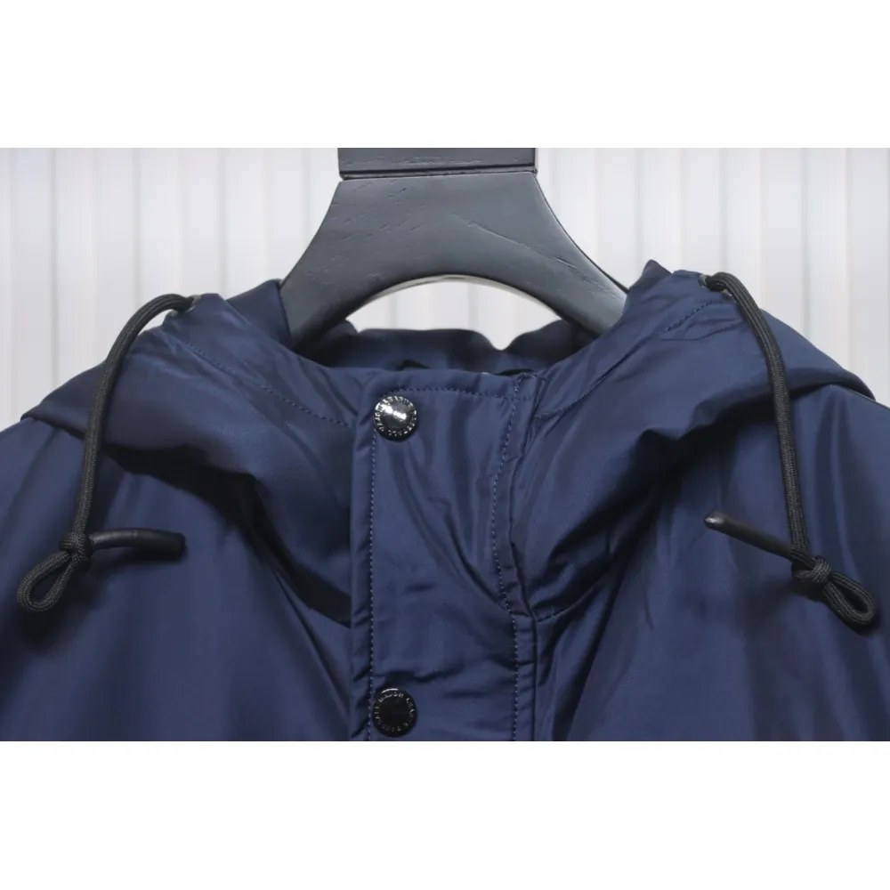 Supreme x MLB 24FW Co-Branded Hooded Zip-Up Jacket Blue