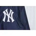 Supreme x MLB 24FW Co-Branded Hooded Zip-Up Jacket Blue