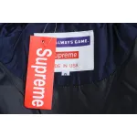 Supreme x MLB 24FW Co-Branded Hooded Zip-Up Jacket Blue