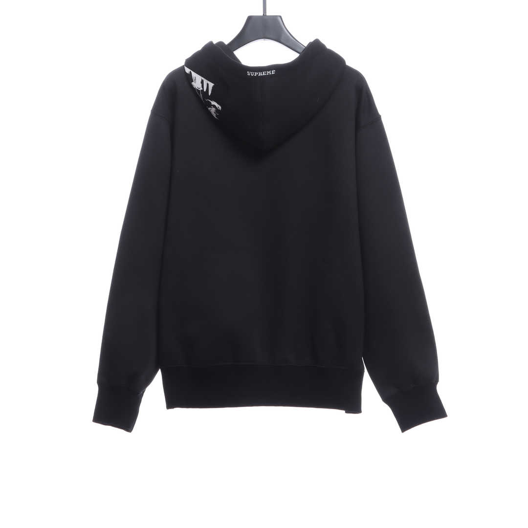 Supreme x The Crow Zip-Up Hoodie Black