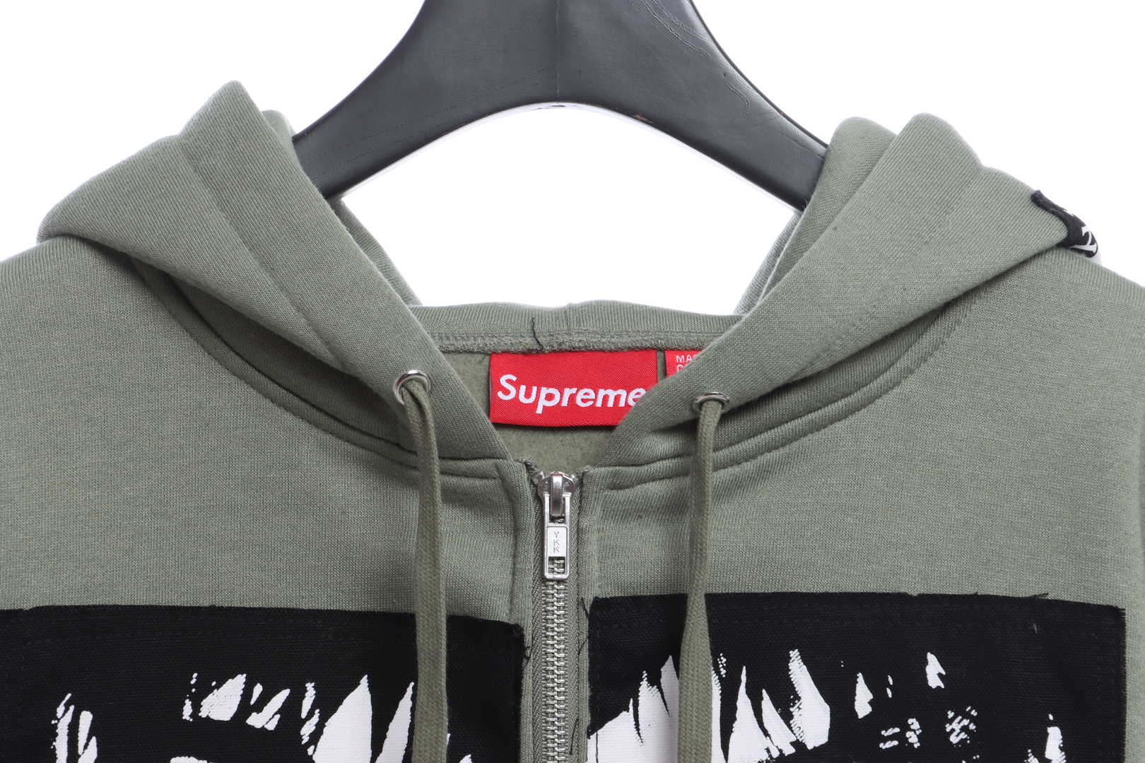 Supreme x The Crow Zip-Up Hoodie Grey Green