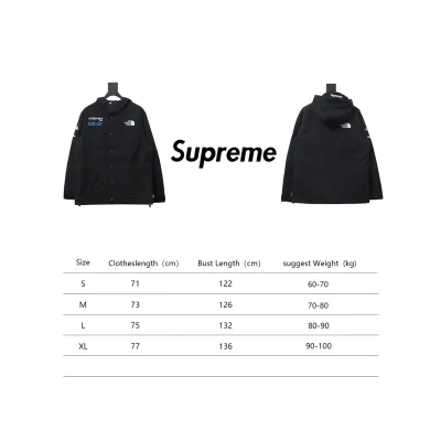 Supreme x The North Face 18Fw SUP Outdoor Color Matching Jacket Black 02