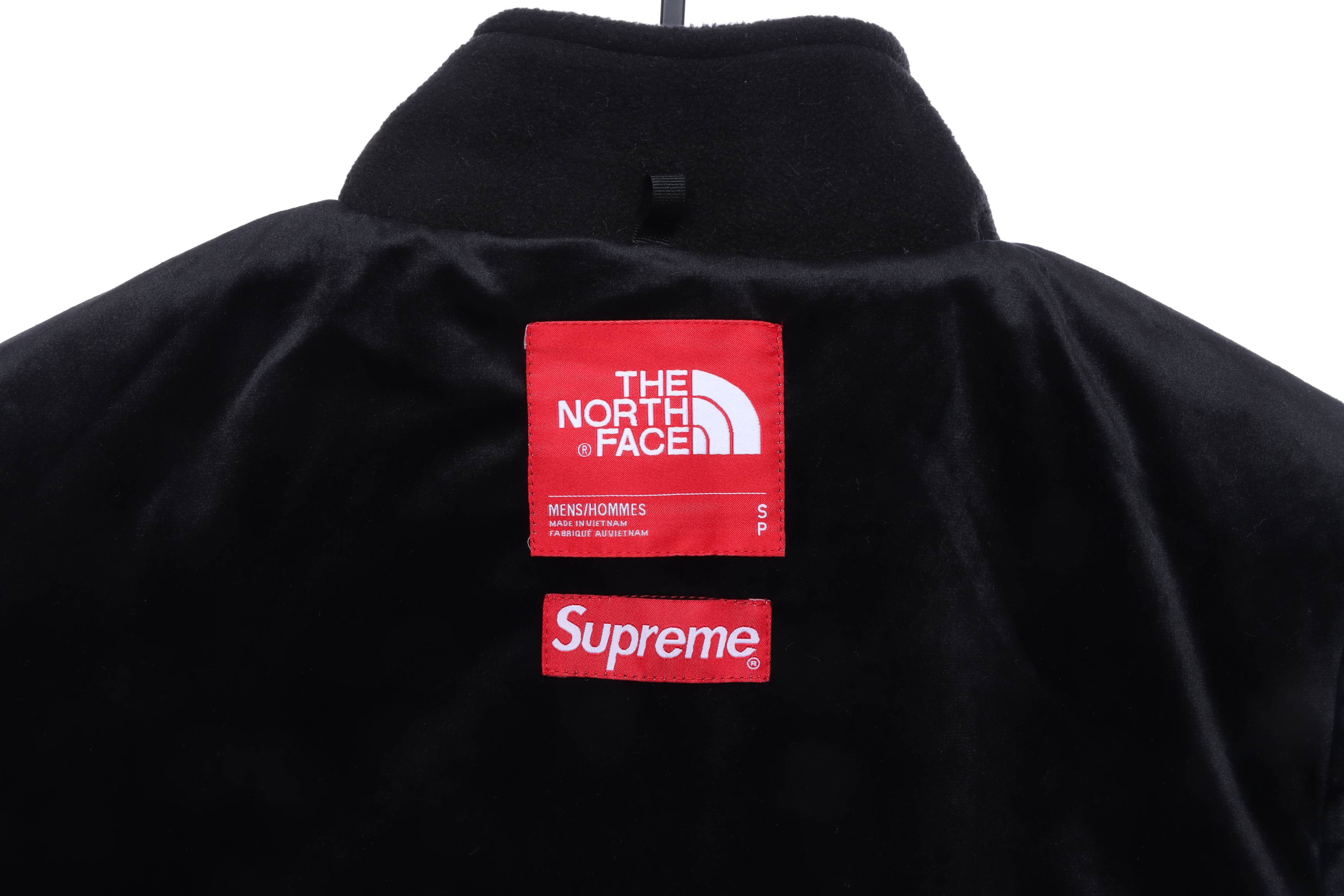 Supreme x The North Face Sherpa Zip-Up Jacket Black
