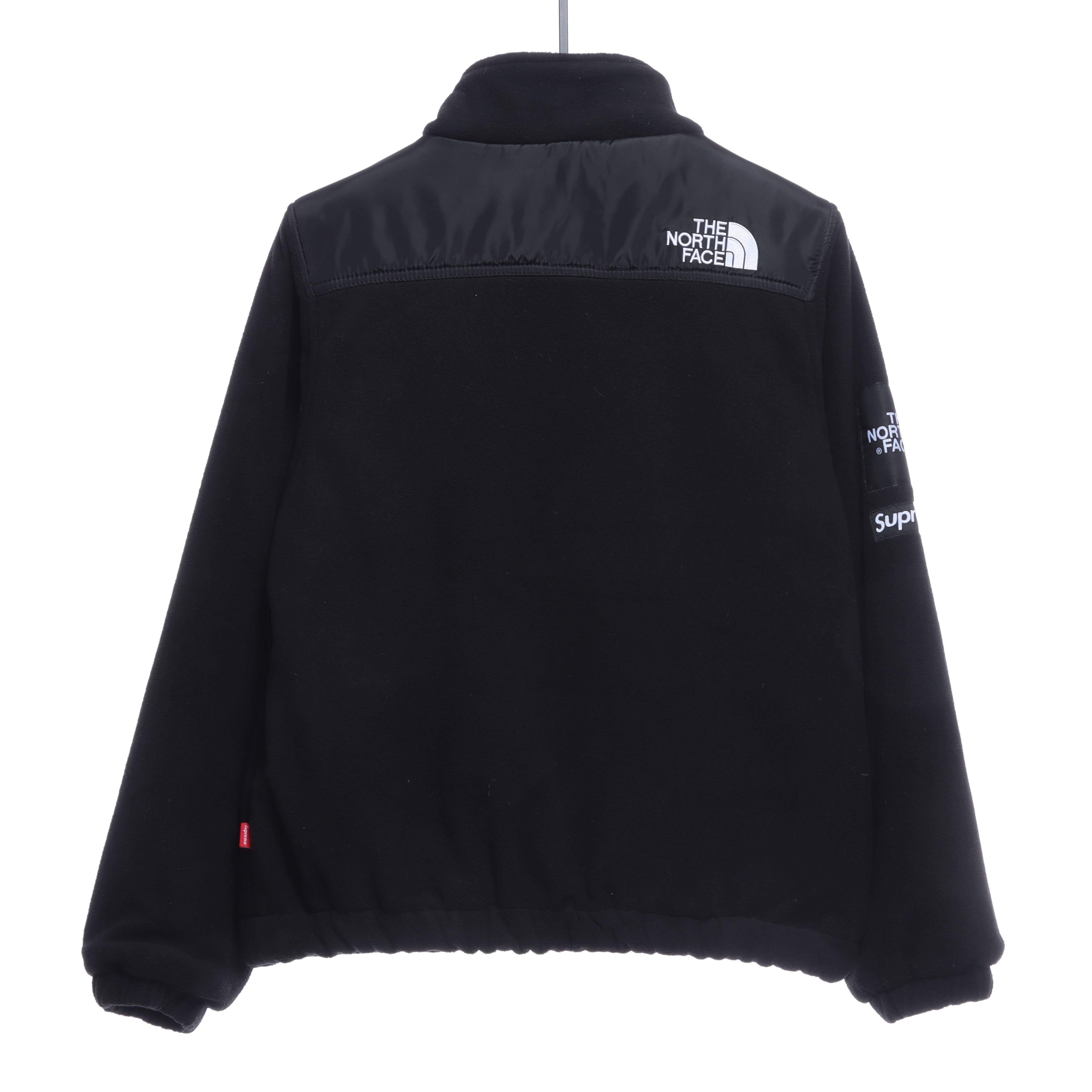 Supreme x The North Face Sherpa Zip-Up Jacket Black