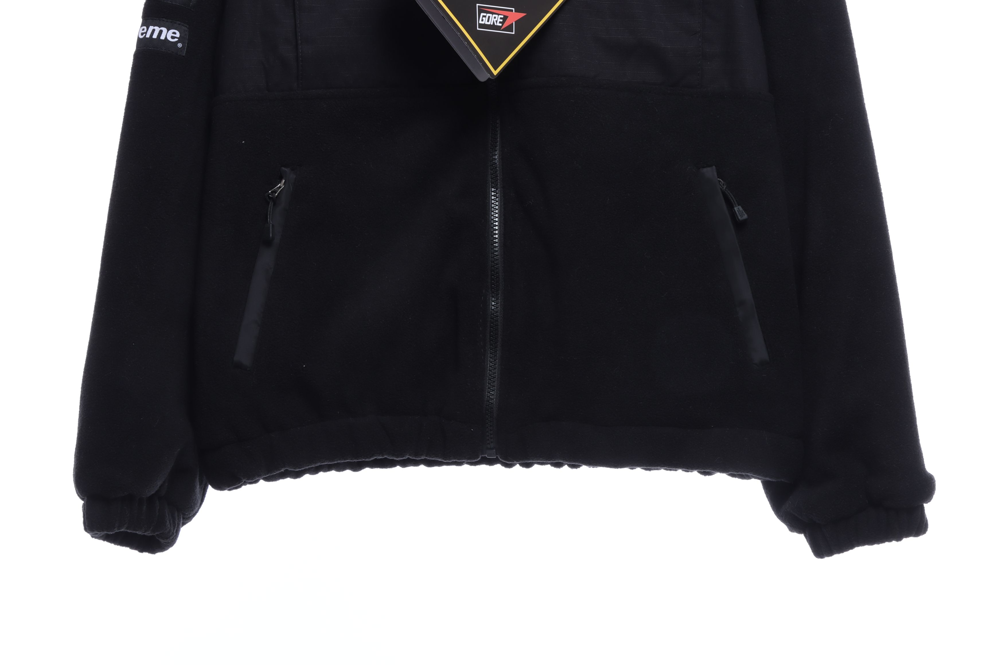Supreme x The North Face Sherpa Zip-Up Jacket Black