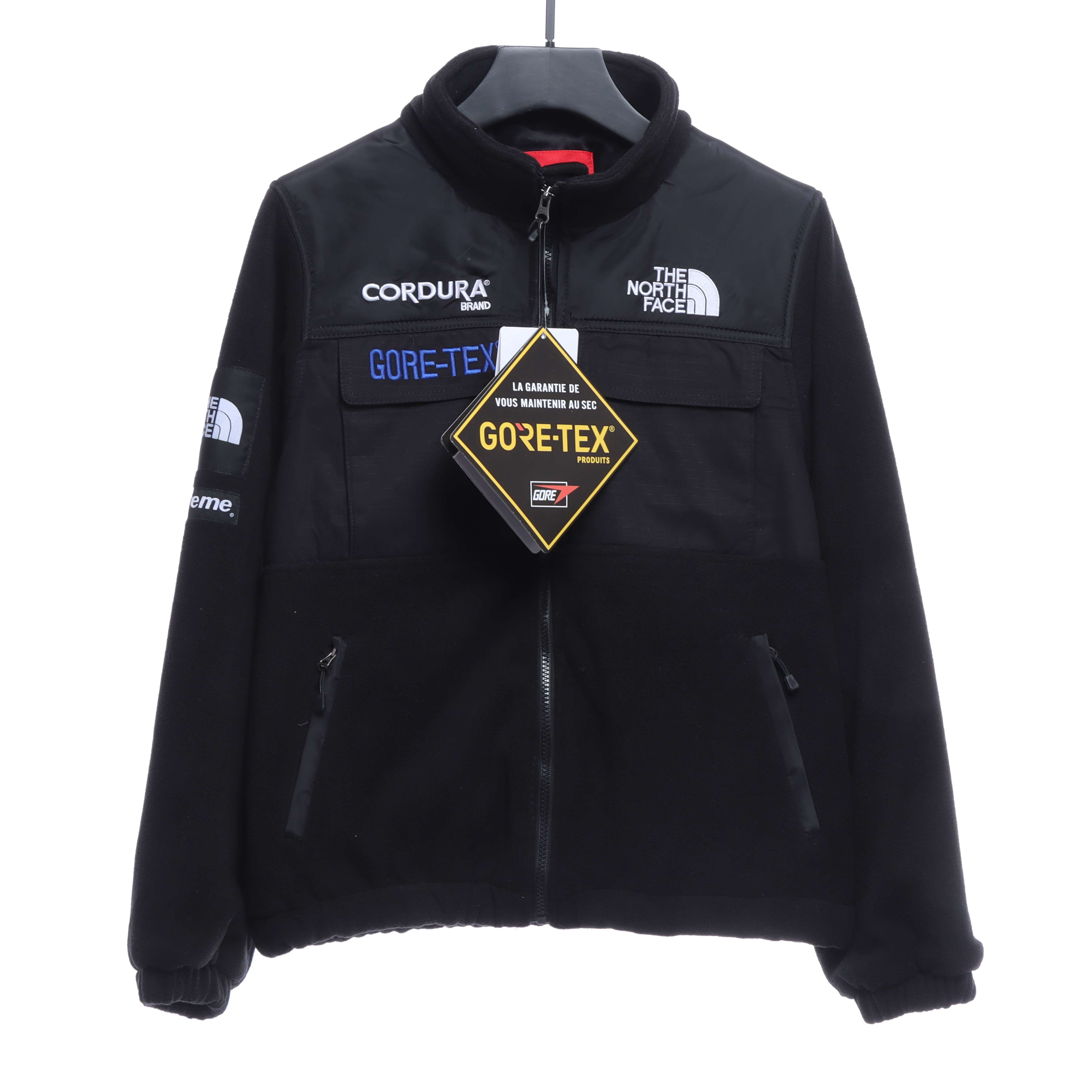 Supreme x The North Face Sherpa Zip-Up Jacket Black