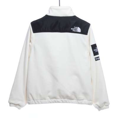 Supreme x The North Face Sherpa Zip-Up Jacket White 02