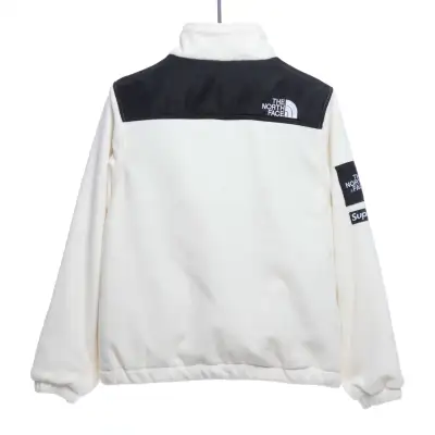 Supreme x The North Face Sherpa Zip-Up Jacket White 02