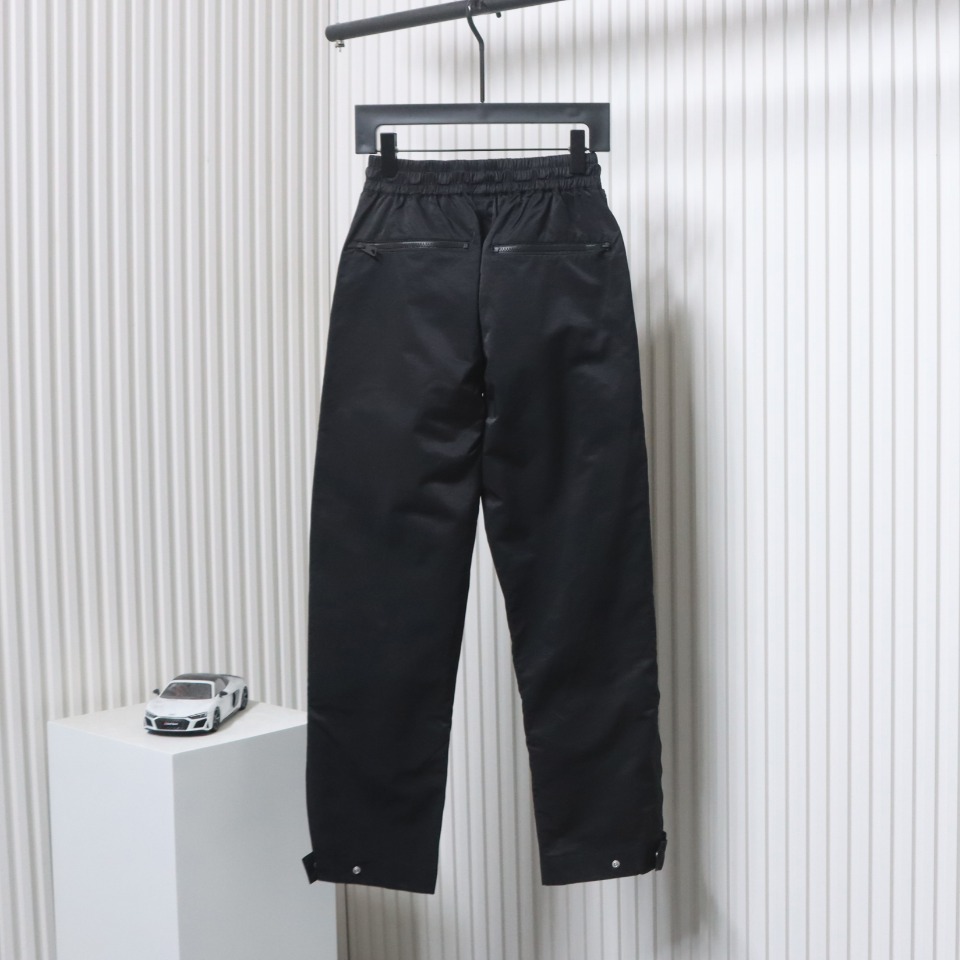 Bottega Veneta 23 New Blue Side Zipper Outdoor Functional Sports Suit Trousers