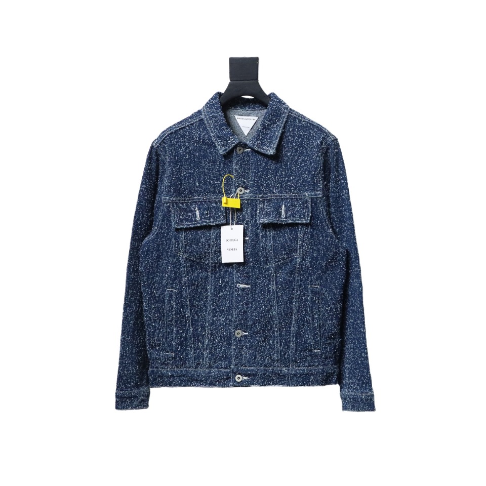 Bottega Veneta BV Tassel Floral Denim Jacket