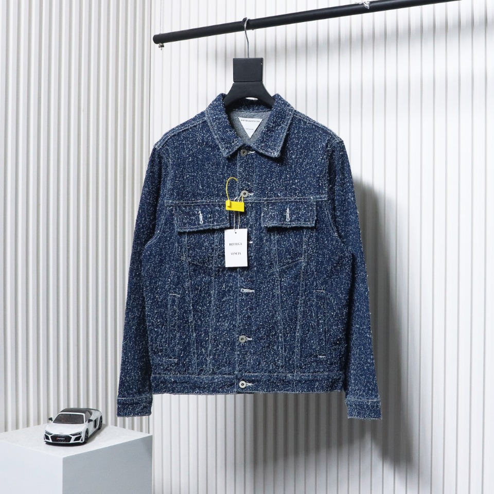 Bottega Veneta BV Tassel Floral Denim Jacket