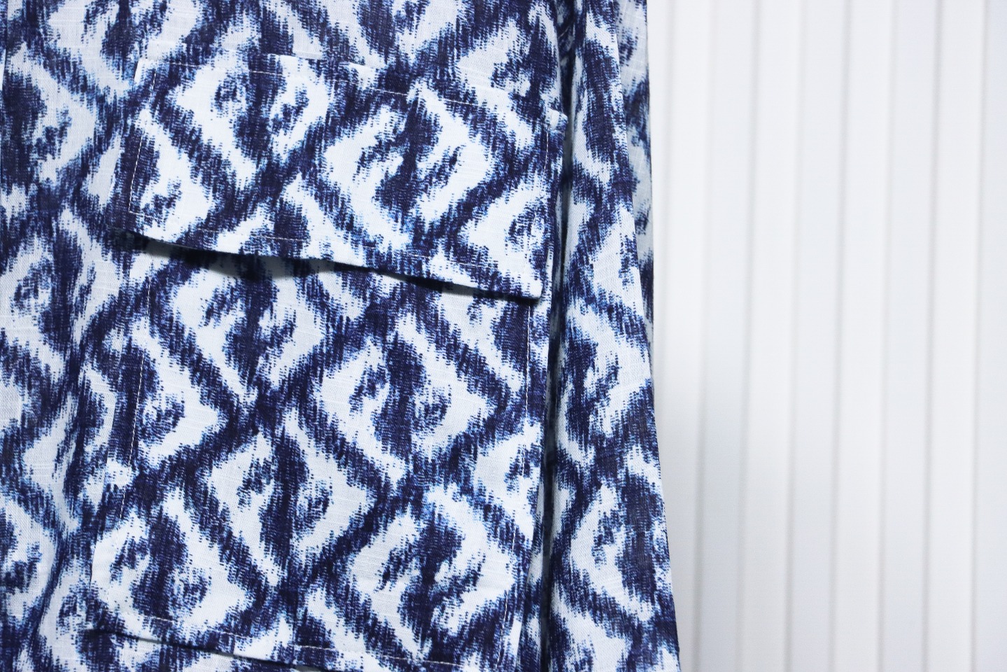 Fendi 23 Styles Blue Double FF Full Print Color Matching Long Sleeve Shirt