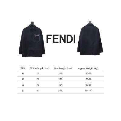 Fendi 23FW GO-TO Zipper Pocket Cashmere Jacket 02