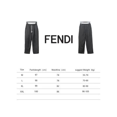 Fendi 24Fw FF Full Print Jacquard Suit Trousers Black 02