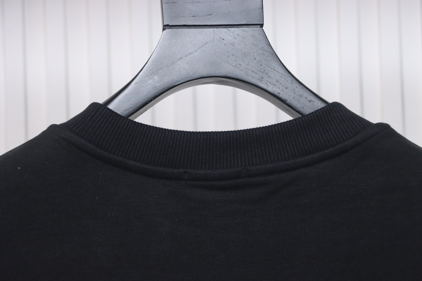 Fendi 24Fw Little Monster Rubber Eyes Zippered Crewneck Hoodie Black