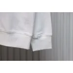 Fendi 24Fw Little Monster Rubber Eyes Zippered Crewneck Hoodie White
