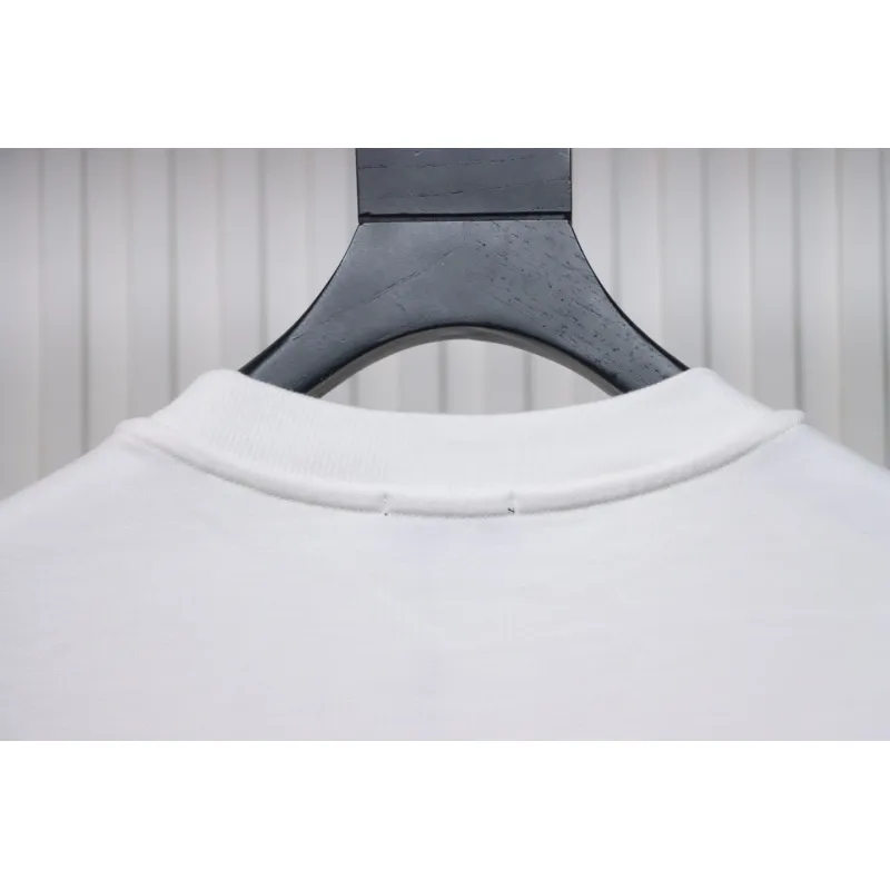 Fendi 24Fw Little Monster Rubber Eyes Zippered Crewneck Hoodie White