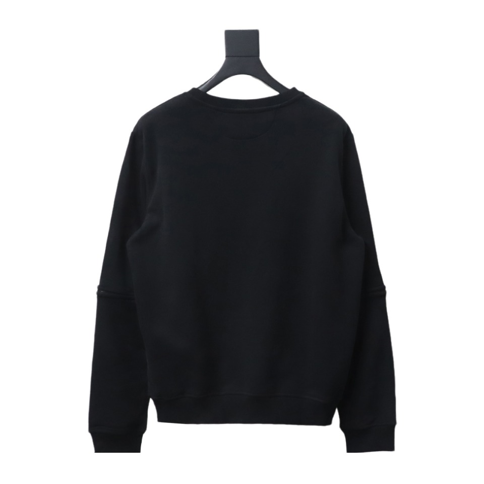 Fendi Diamond Sleeve Monster Glasses Crew Neck Hoodie